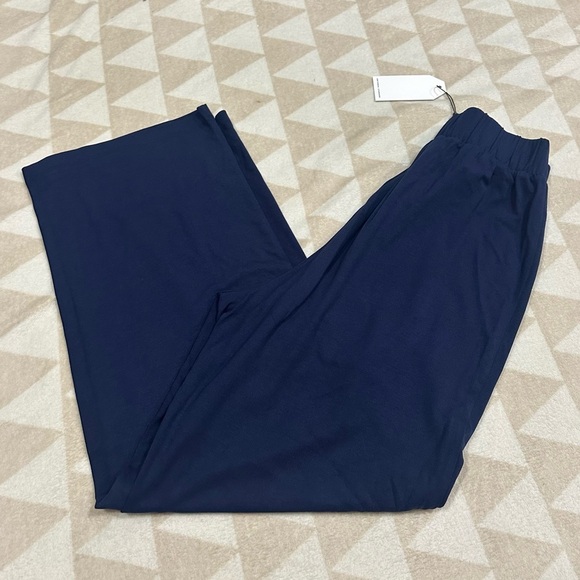 Universal Standard Pants - Universal standard wide leg jersey pants maritime blue
